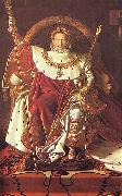 Jean-Auguste Dominique Ingres Napoleon on his Imperial throne china oil painting artist